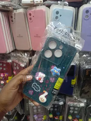 Infinix Smart 8glitter-Infused 3d Cartoon Charm Protective Phone Case