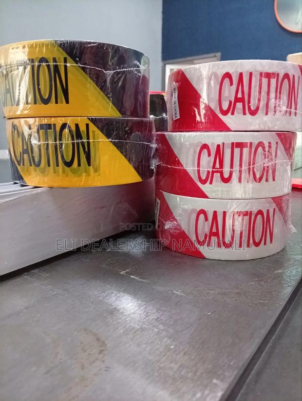 Construction Hazard Caution Tape/ High Visibility Safety Tape - thumbnail 2
