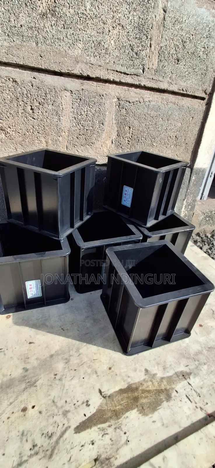 High-Quality Plastic Concrete Cube Moulds