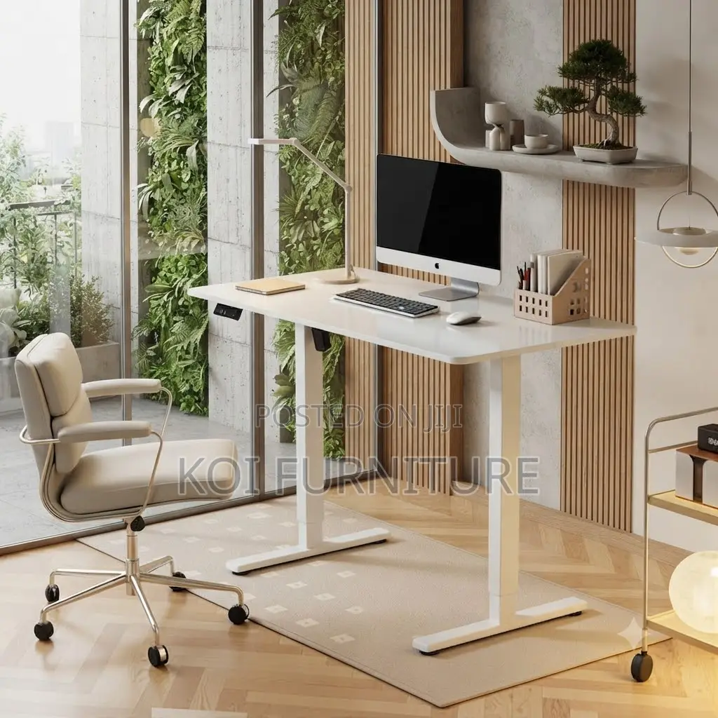 Office Desk; 1.8m Electric Ergonomic Adjustable Computer Table