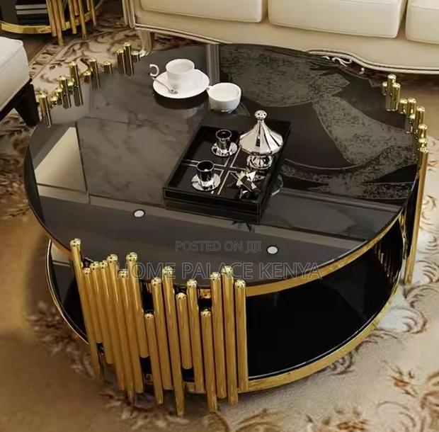 Centre Table: High End Versatile Double Deck Black Table - thumbnail 6