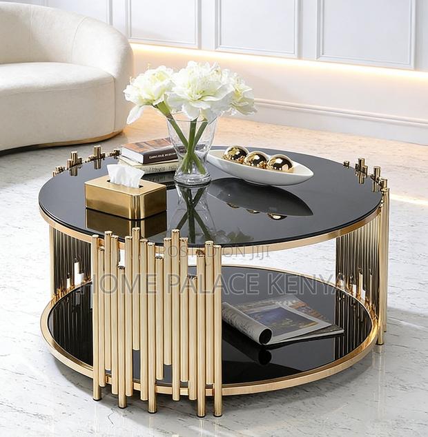 Centre Table: High End Versatile Double Deck Black Table - thumbnail 8