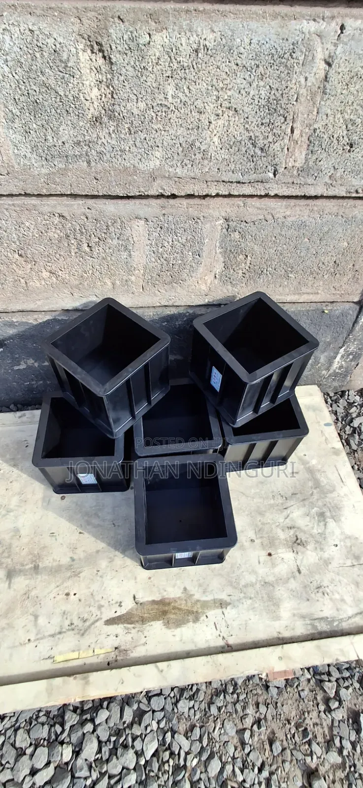 Construction Grade Plastic Cube Moulds