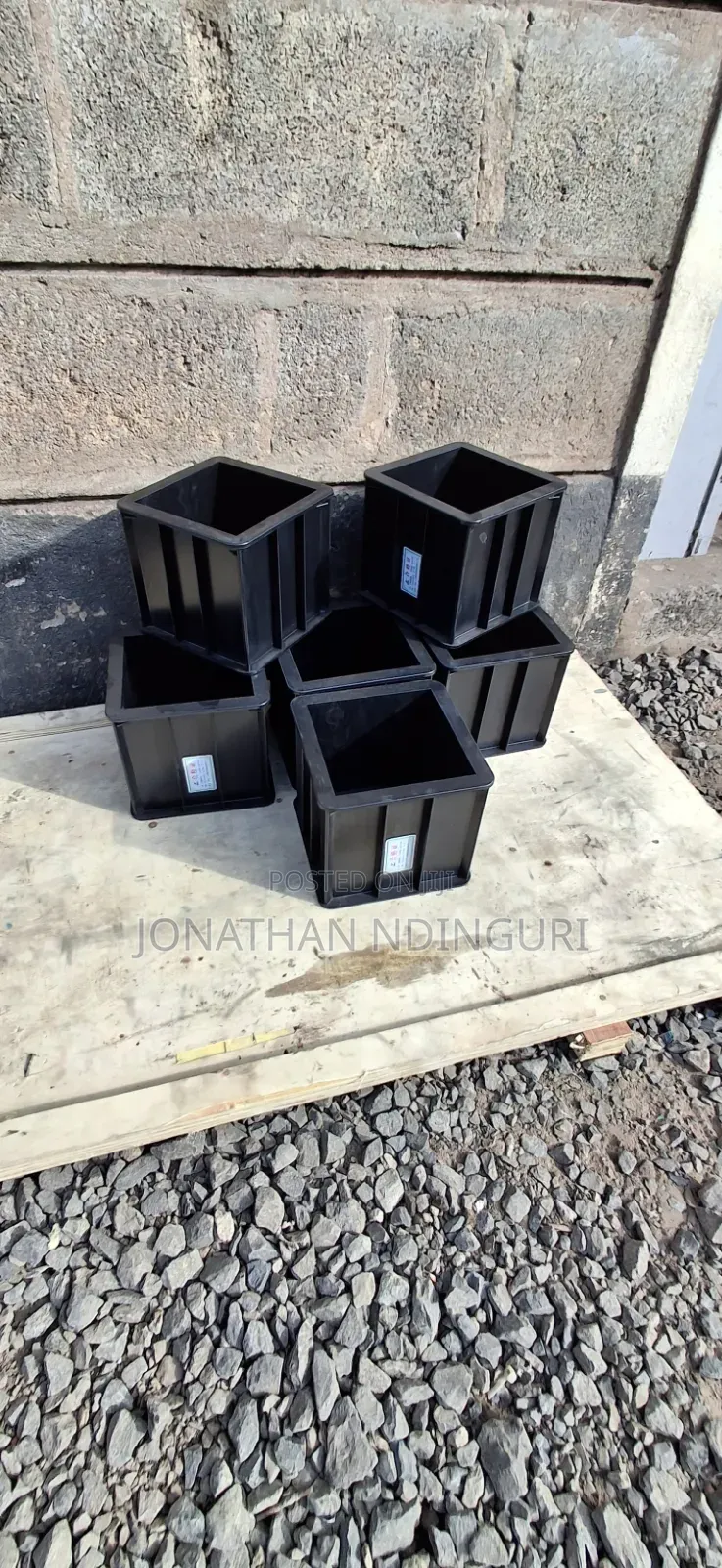 Construction Grade Plastic Cube Moulds