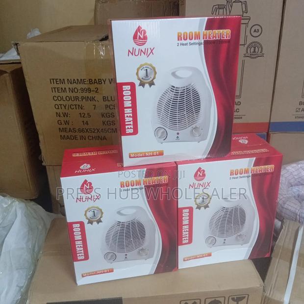 Nunix Nh-01 Compact Electric Room Heater Fan – White