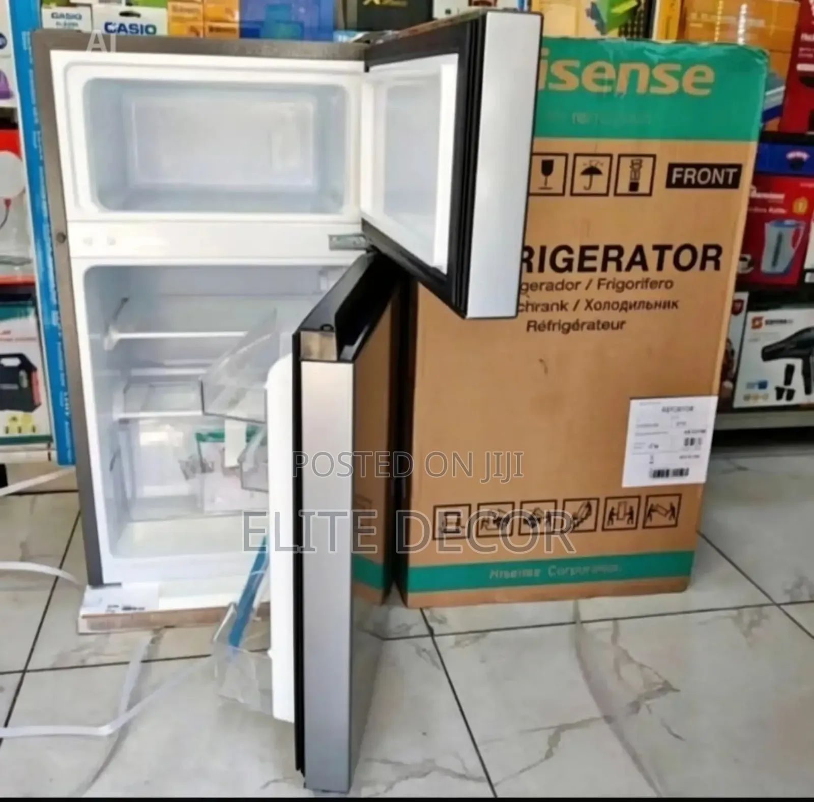 Hisense Fridge 128 Liters Double Door Ref128dr (2yrs Wrty)