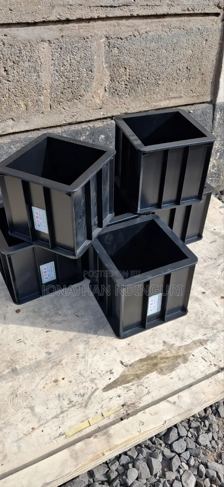 Plastic Concrete Cube Moulds