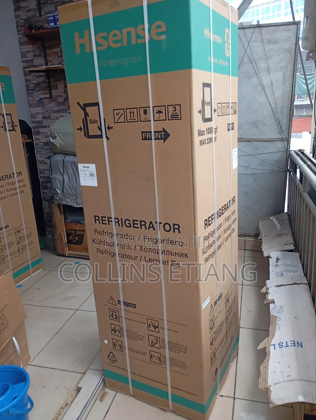 Hisense 268 Liters Ref265dr Bottom Freezer Fridge