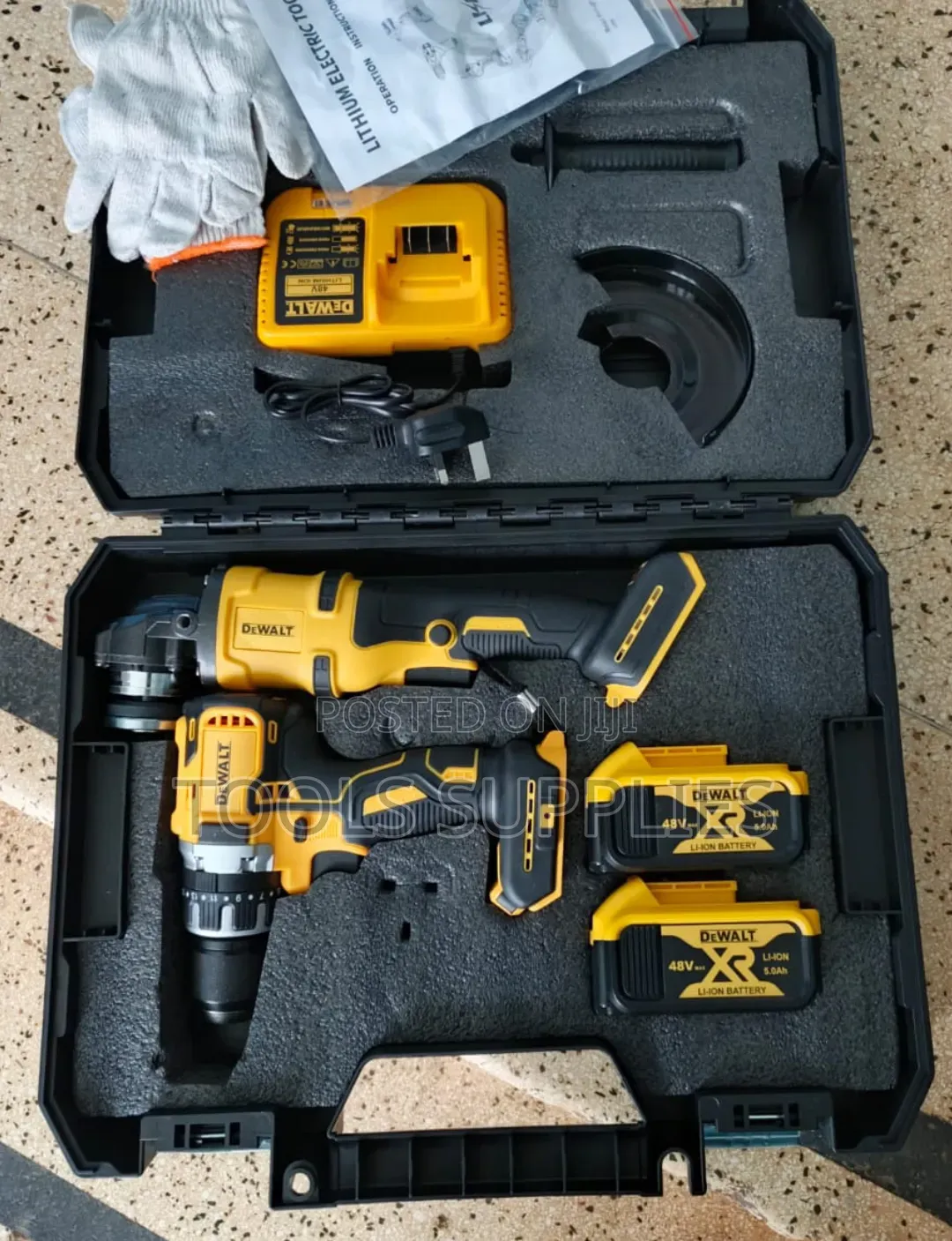 Dewalt Combo Set/Grinder and Drill