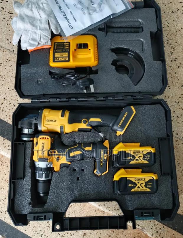 Dewalt Combo Set/Grinder and Drill