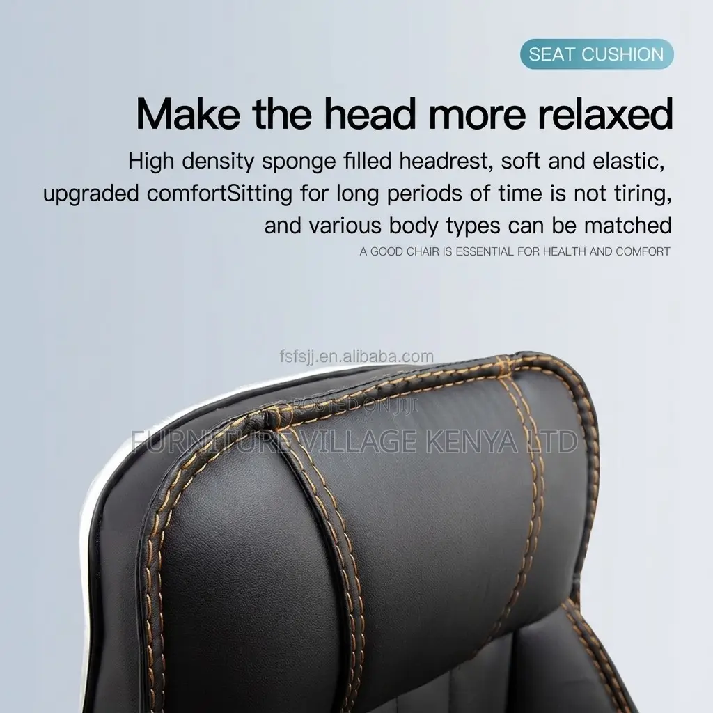 Office Chair Leather With Comfy Sponge