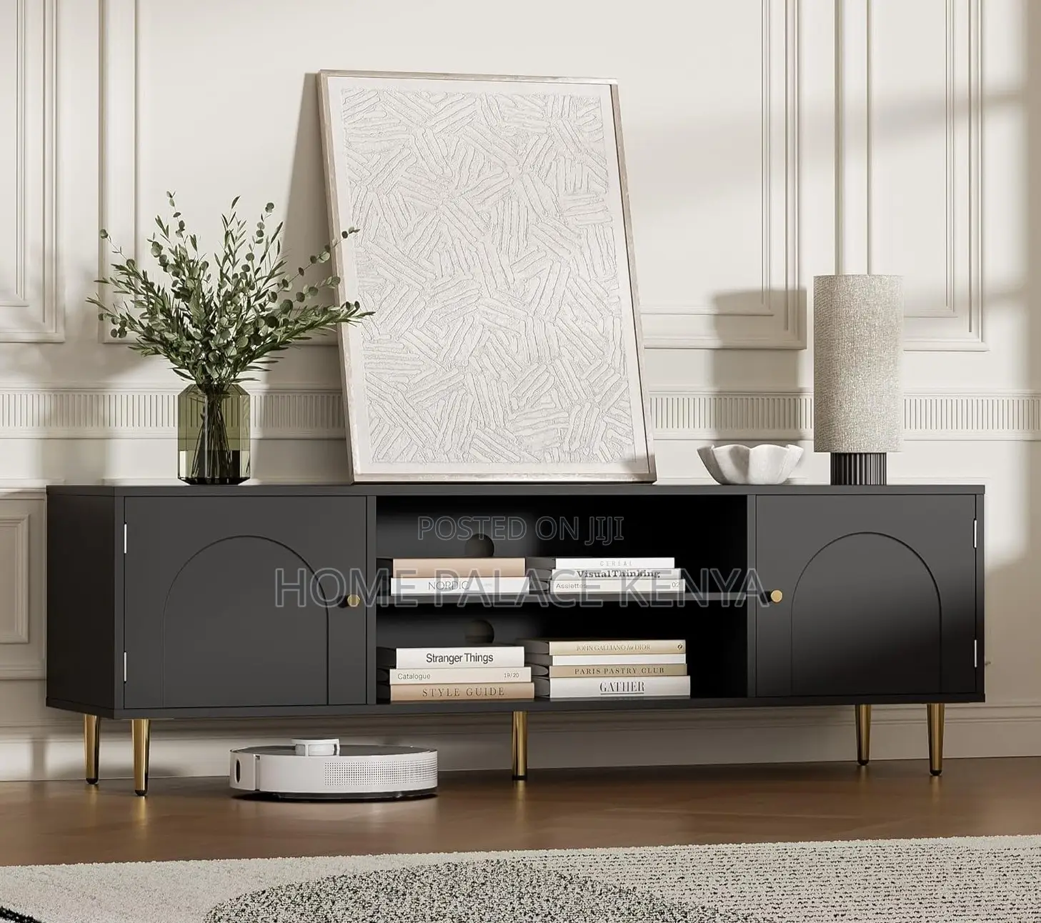 Tv Stand: Customizable Wood Panel Tv Stand