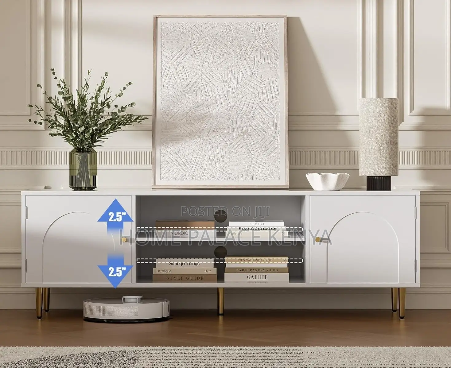 Tv Stand: Customizable Wood Panel Tv Stand