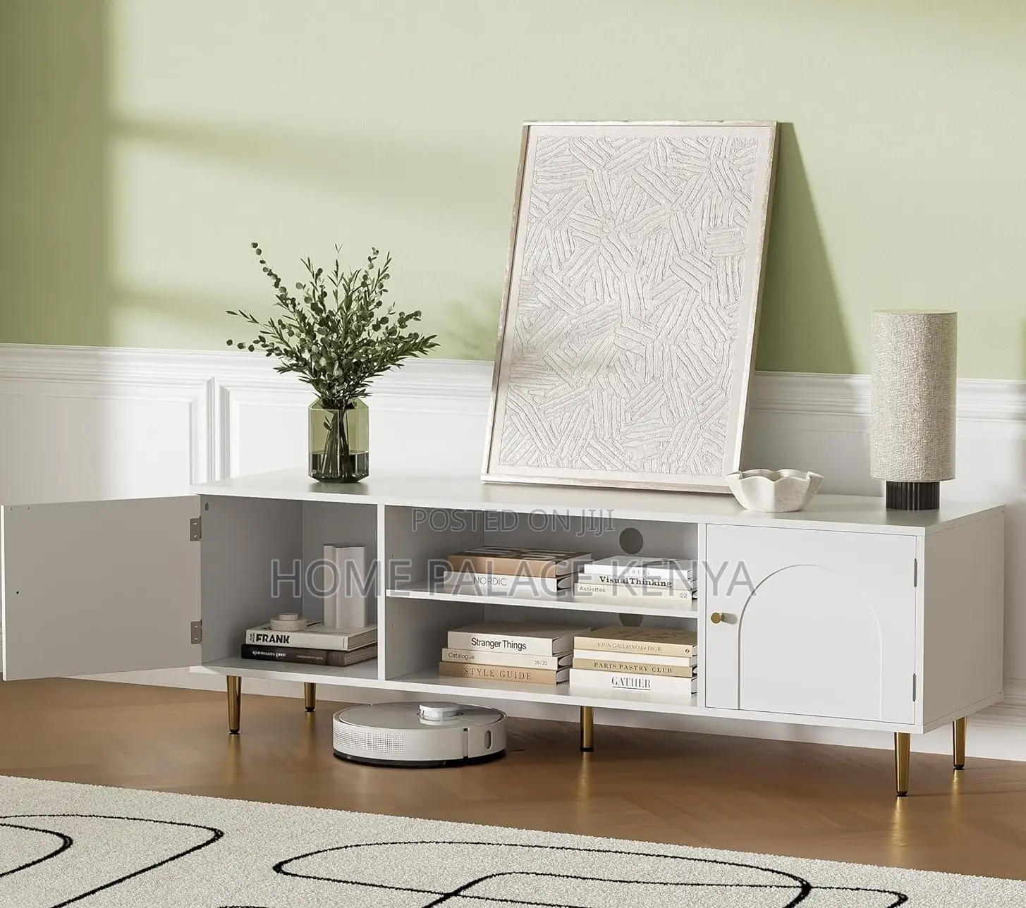 Tv Stand: Customizable Wood Panel Tv Stand