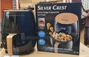 Silver Crest Air Frier 6 Litres 2400 Watts With Metallic Oven