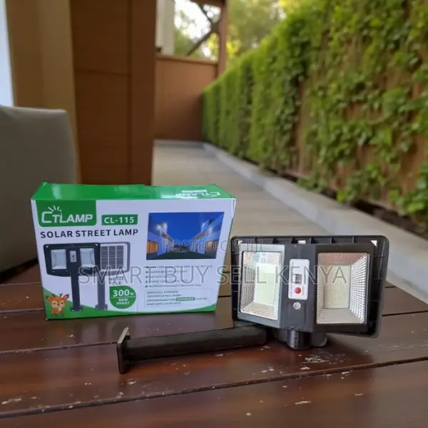 Ctlamp 300w Watts Bright Illumination Waterproof Solar Street Light