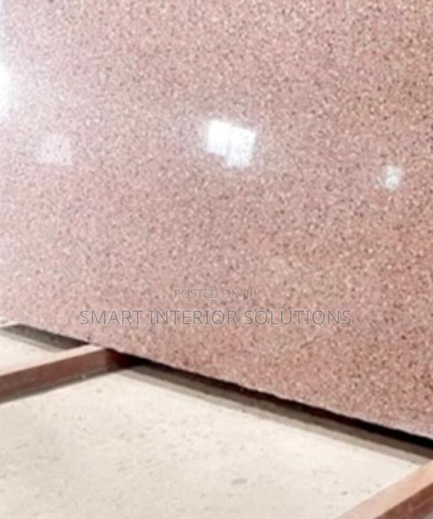 Scratch-Resistant Rosy Pink Granite 8×2ft - thumbnail 2