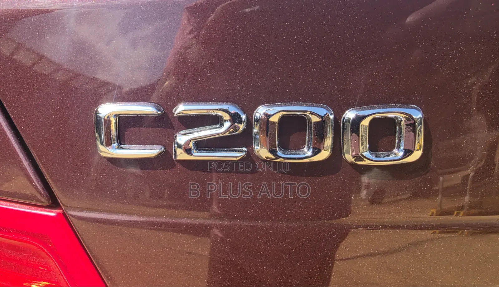 Mercedes-Benz C200 2010 Maroon