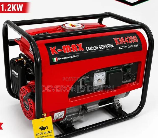 K Max Gasoline Generator 4stroke 1.2kw - thumbnail 2
