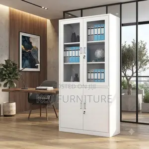 Office Cabinet; Heavy-Duty Steel Constructed Files Store Cabinet