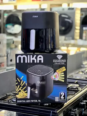 Mika 5l Digital Air Fryer - 1500w Smart Oil-Free Cooker