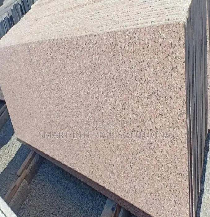 Rosy Pink Granite for Staircases and Wall Cladding– 8×2ft