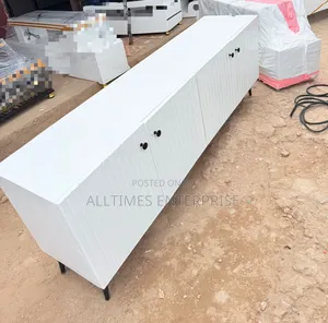 White 6ft Box Tv Stand