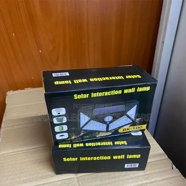 Solar Powered Outdoor 100 Led Solar Wall Lamp - Bk-100 Motion