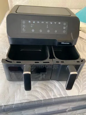 Hisense 8.6l Dual Basket Air Fryer -2700w Smart Double
