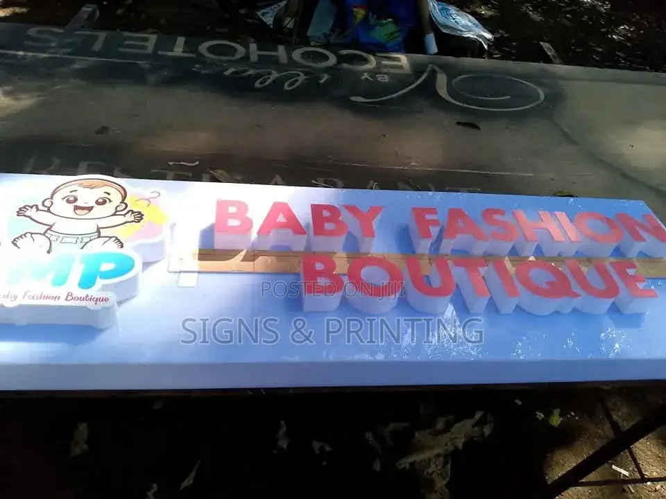 3d Sign (Bouquet, Baby Shop, Store Etc)