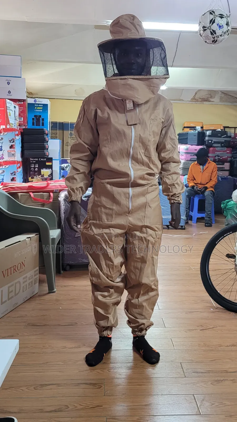 Poly Cotton Beekeeping Suit With Round Hat