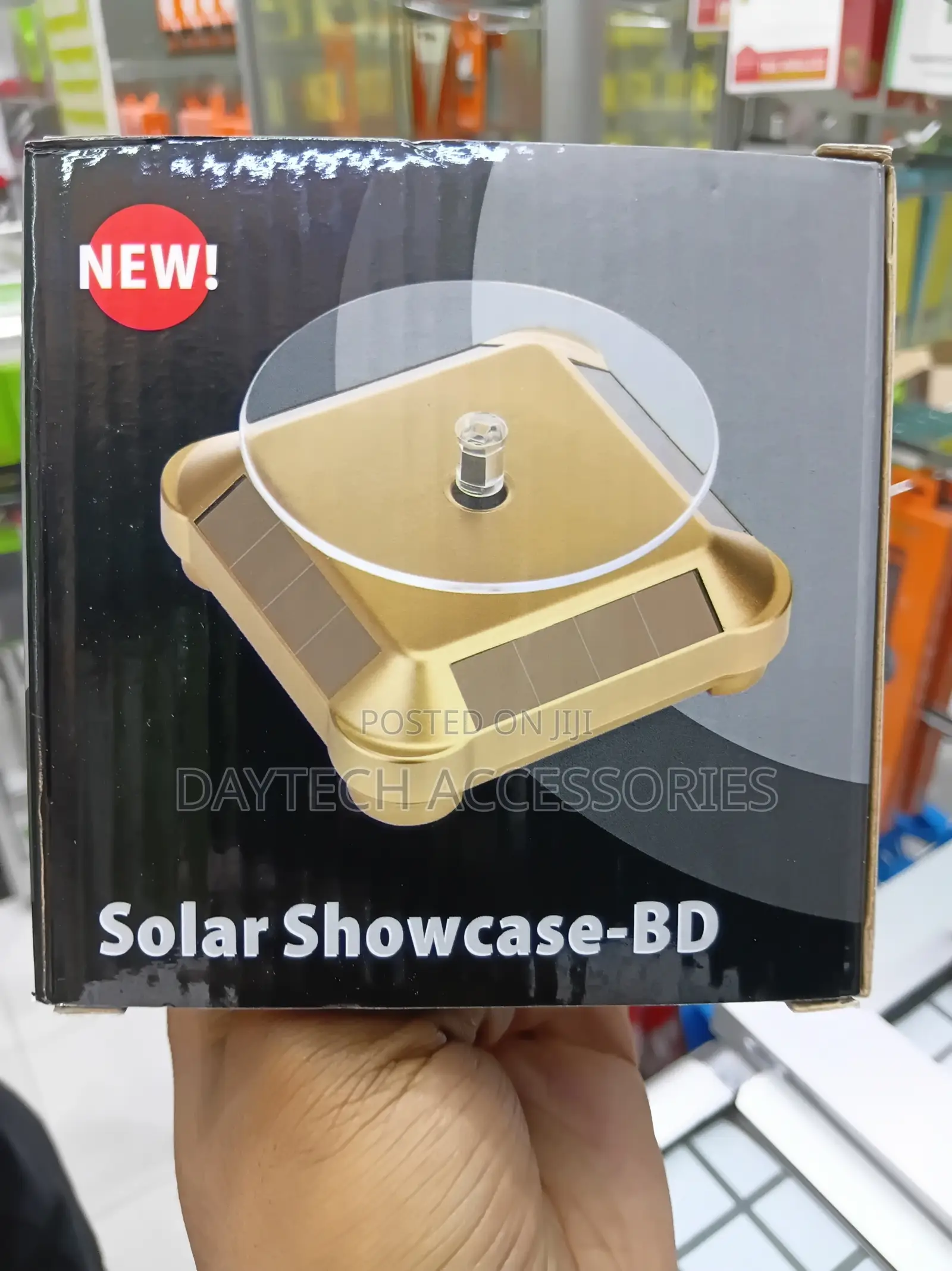 Solar Showcase-bd Rotating Display Stand.