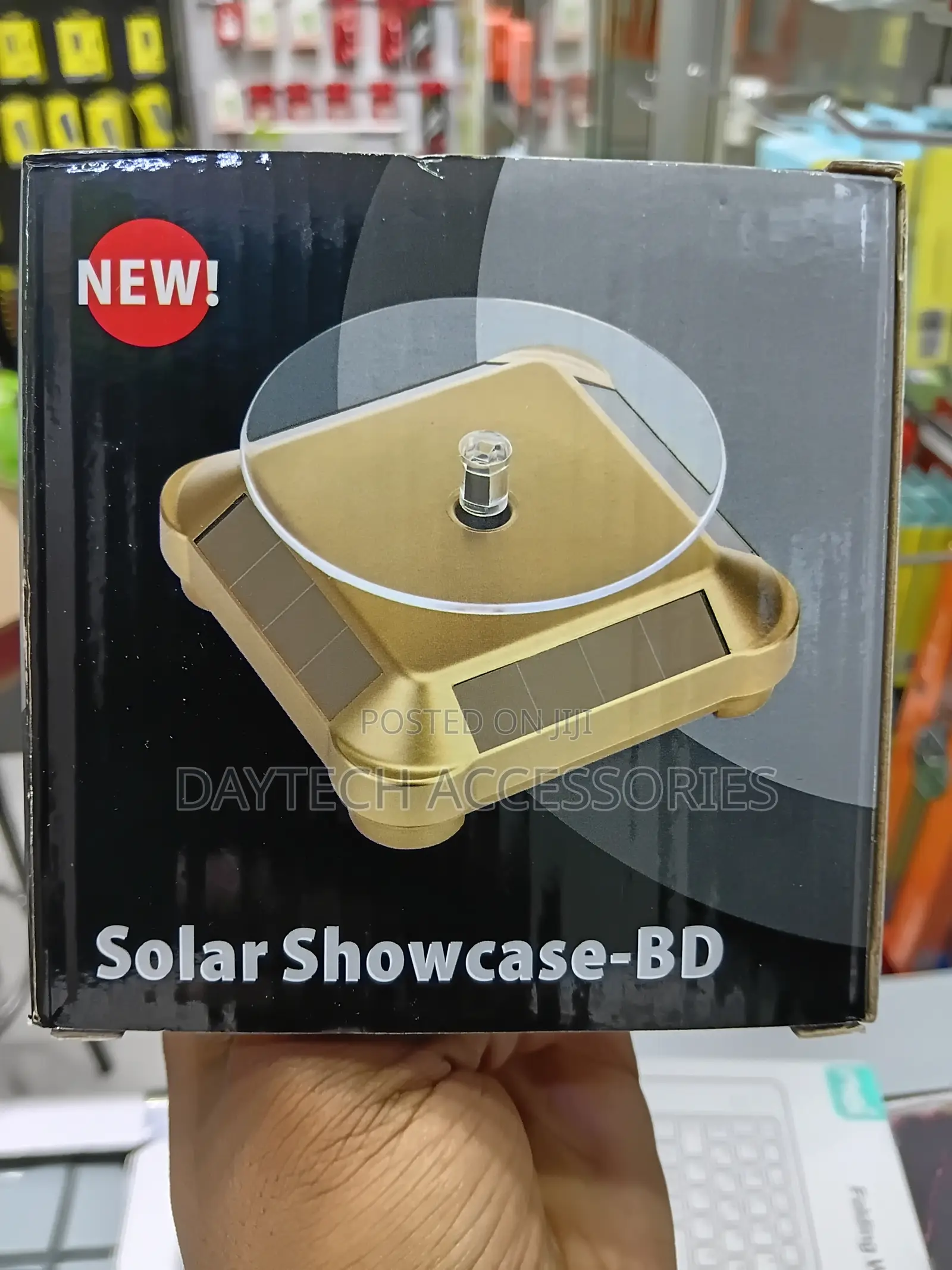 Solar Showcase-bd Rotating Display Stand.