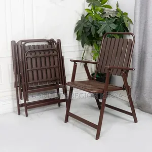 Foldable Brown Chair Strong/Durable