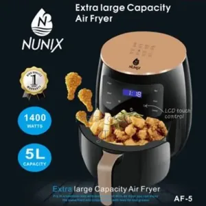 Nunix 5l Digital Air Fryer -1400w