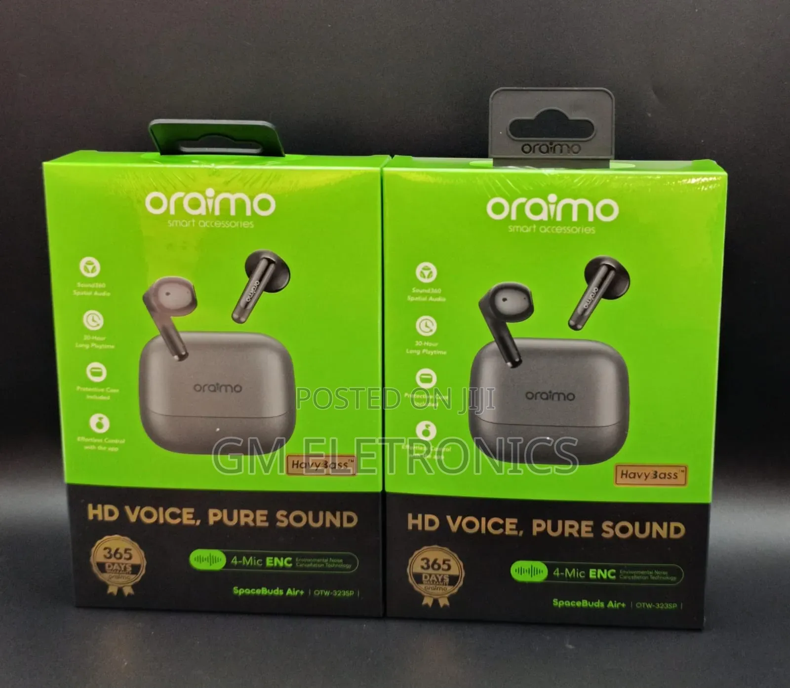 Spacebuds Air+ 12mm Dynamic Drivers, Havybass Sound360 Spatial Audio