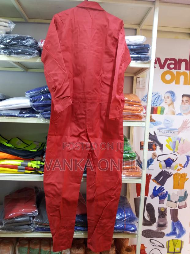 High Quality Overalls - Red - thumbnail 2