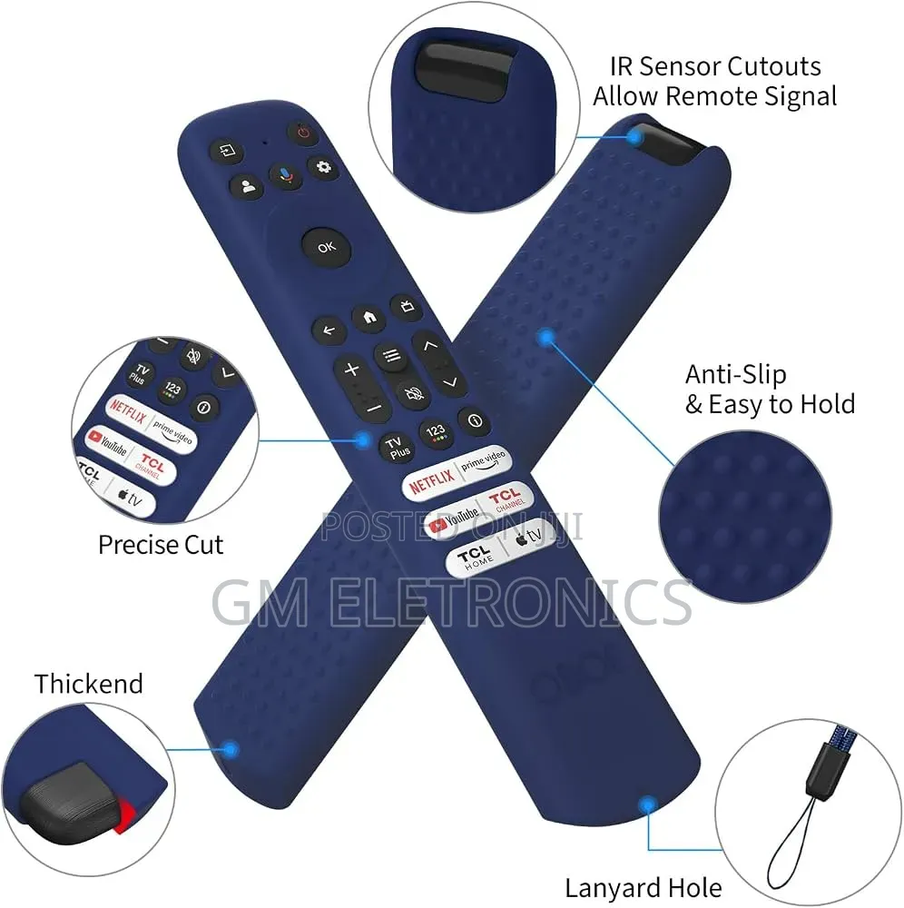 Silicone Case + TCL Remote for 2024 Model,V6b Series Qled
