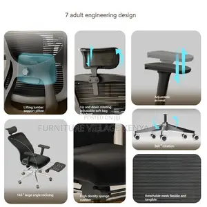 Ergonomic Back Office Chairs With Headrest