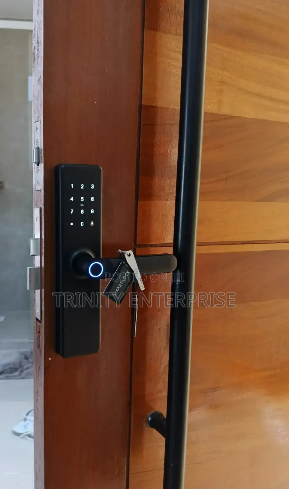 Lock Smartbiometric Smart Door Lock Airbnb Digital Door