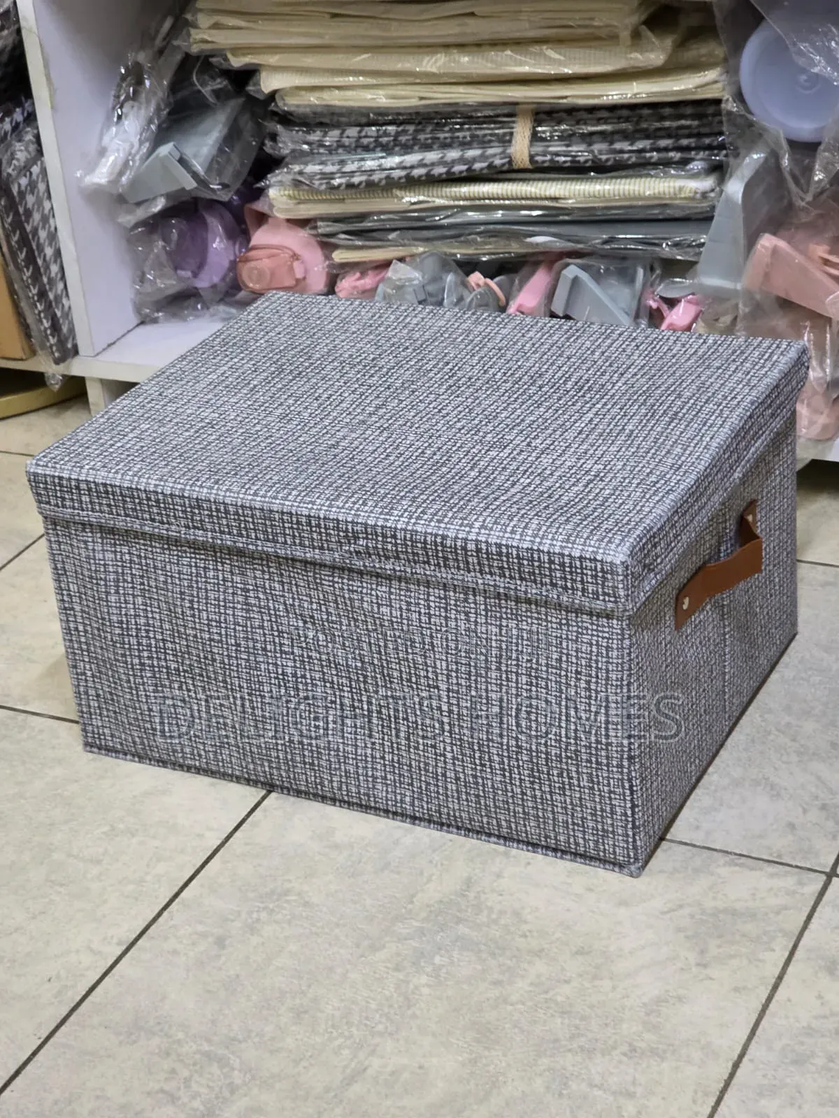 Foldable Storage Box With Lid_tt