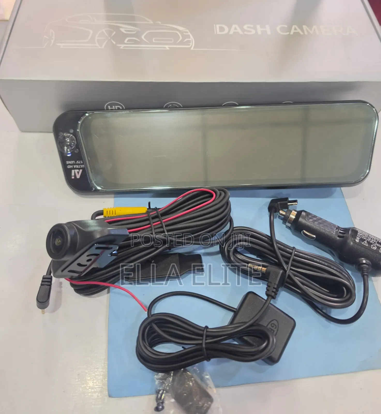 9.66 Inch 4g Mirror 3 Channel Dash Cameras