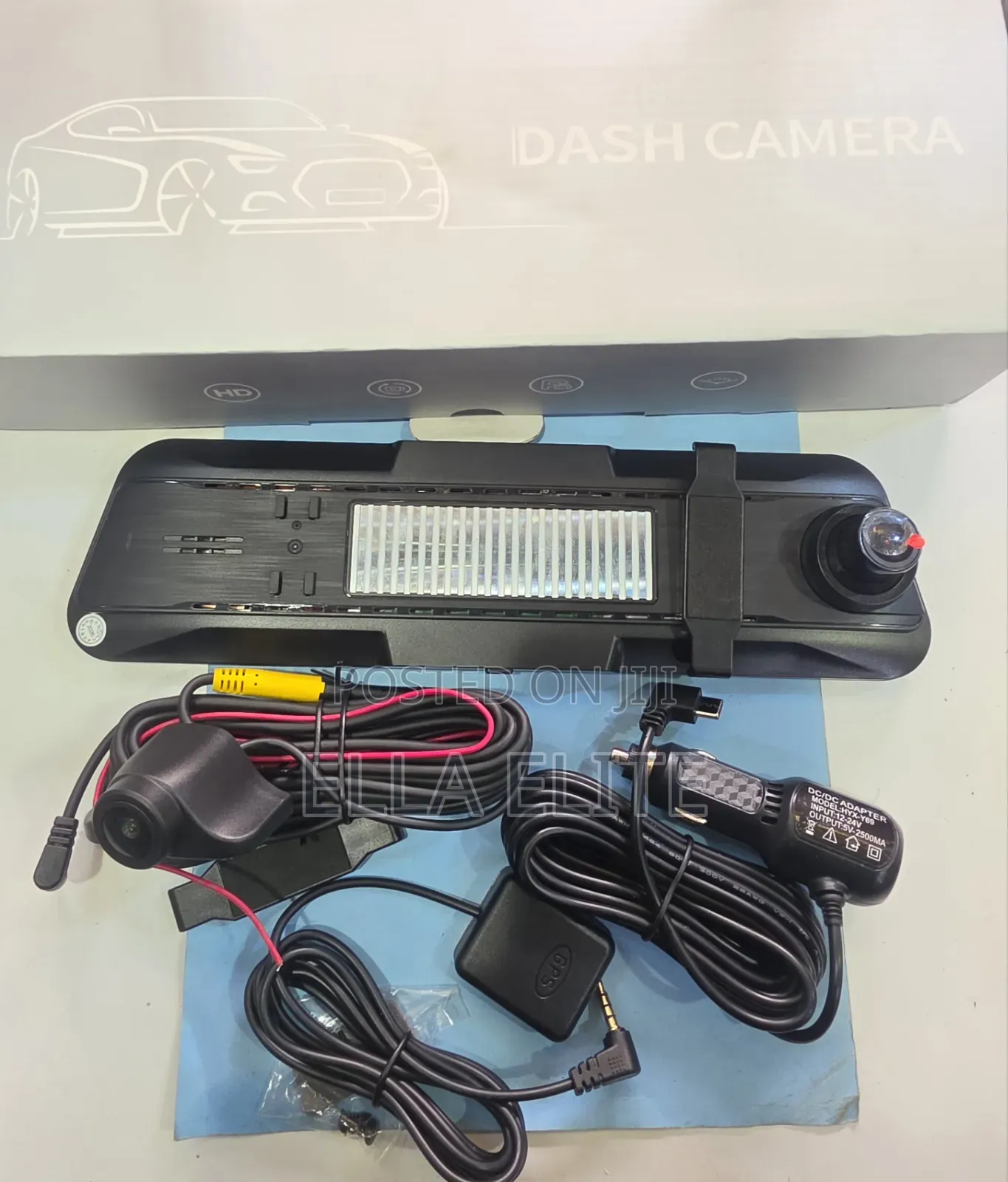 9.66 Inch 4g Mirror 3 Channel Dash Cameras