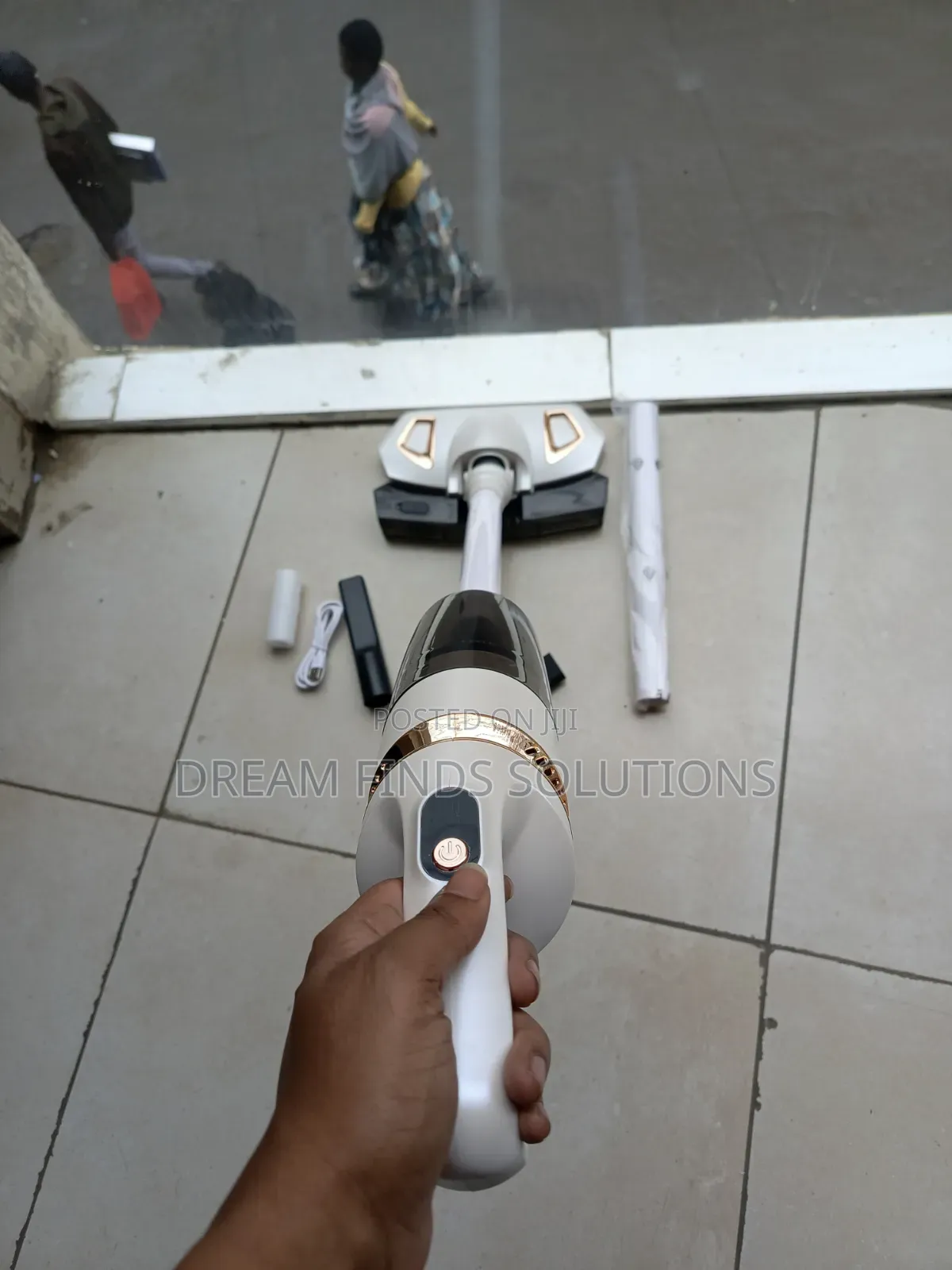2-in-1 Rechargeable Wireless Vacuum – Powerful Wet Dry Stick Cleaner