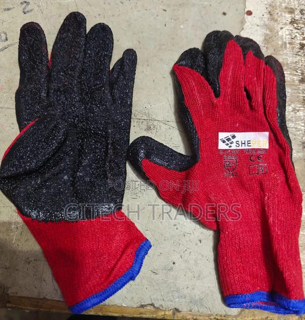 Diamond Grip Glove Red Black