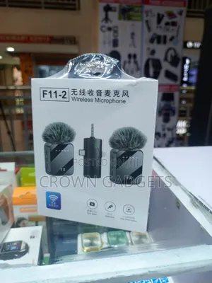 F11 Dual Lavalier Mic for Phone Camera and Vlogging