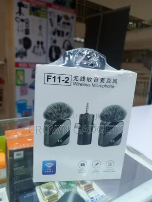 F11 Dual Lavalier Mic for Phone Camera and Vlogging