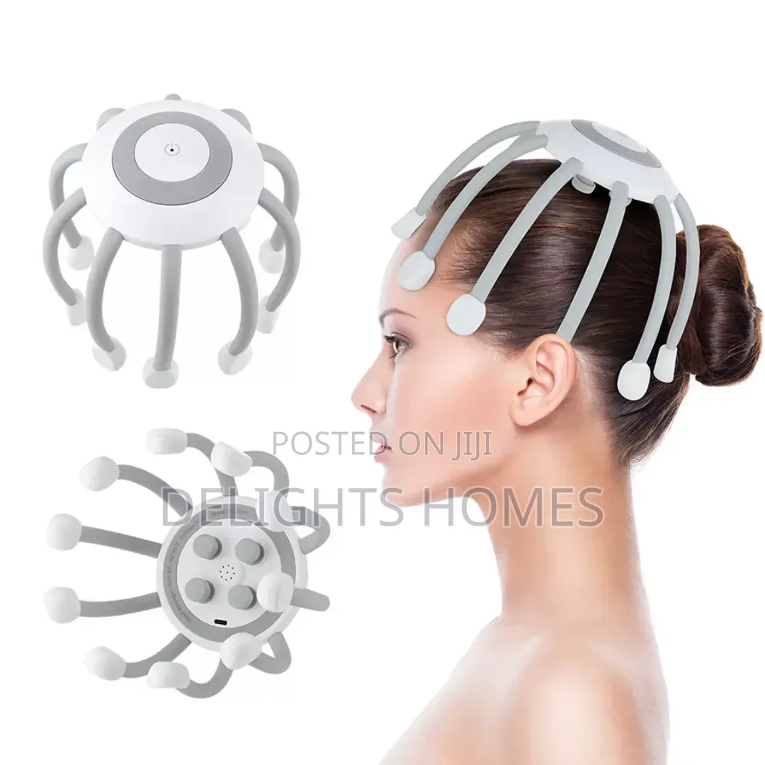 Electric Octopus Claw Anti Stress Head Massager_tt