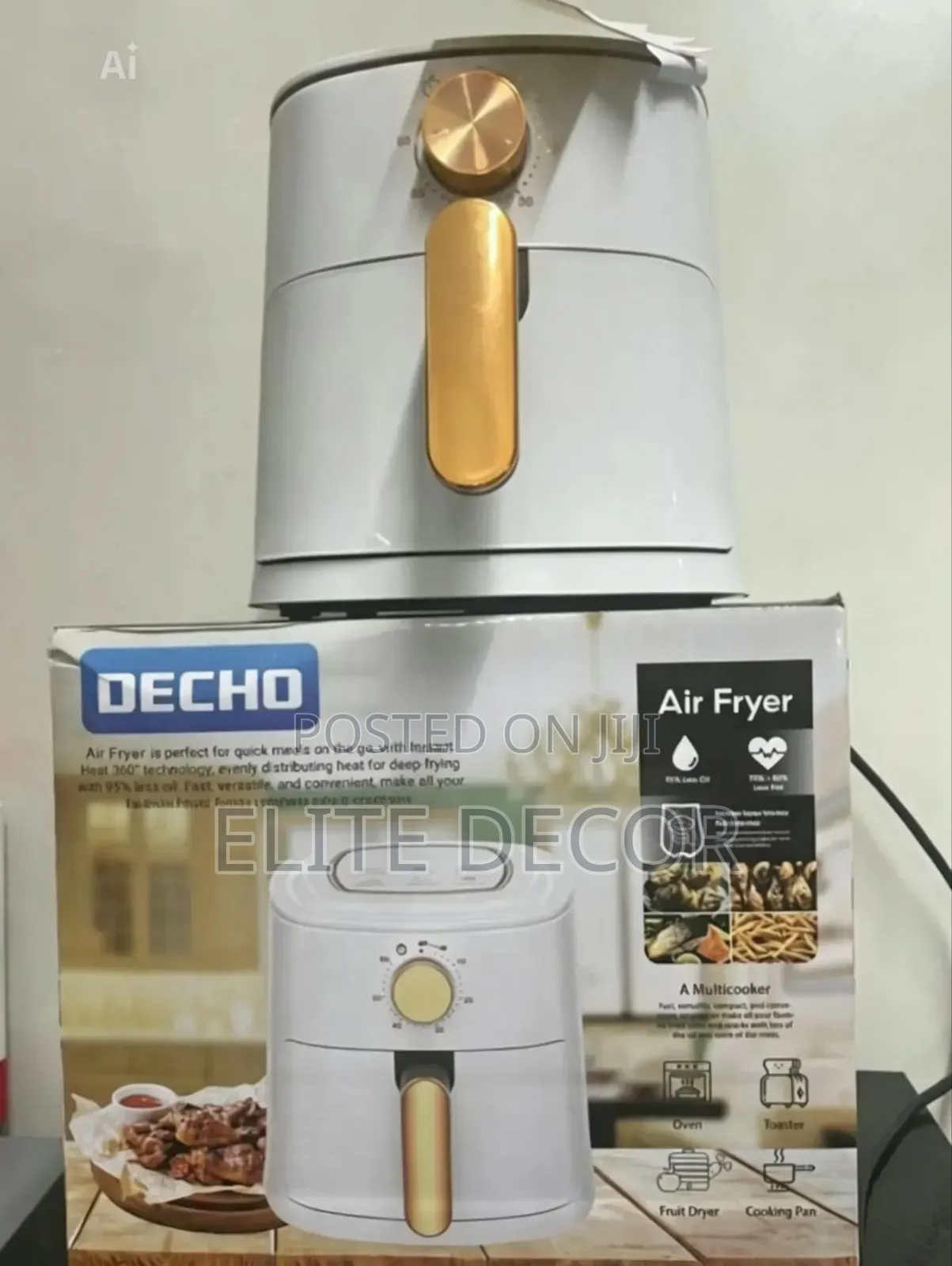 4 Litres Decho Airfryer Digital Air Fryer