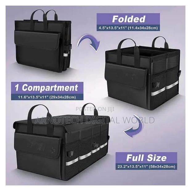Heavy Duty Large Capacity Car Boot Organizer - thumbnail 3